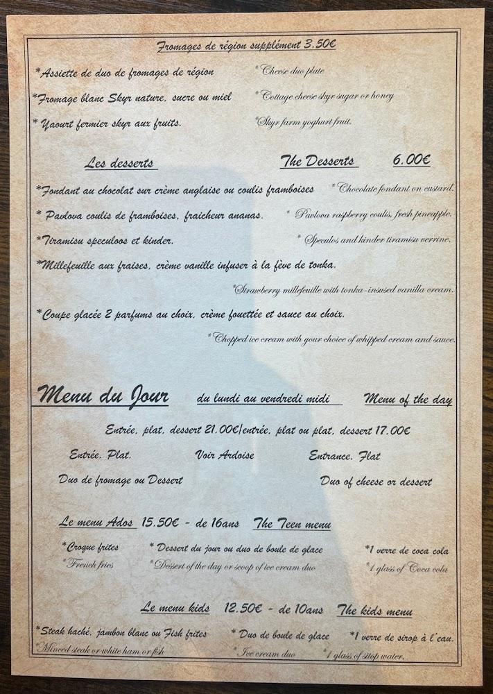 Mia stella - Menu Image 1