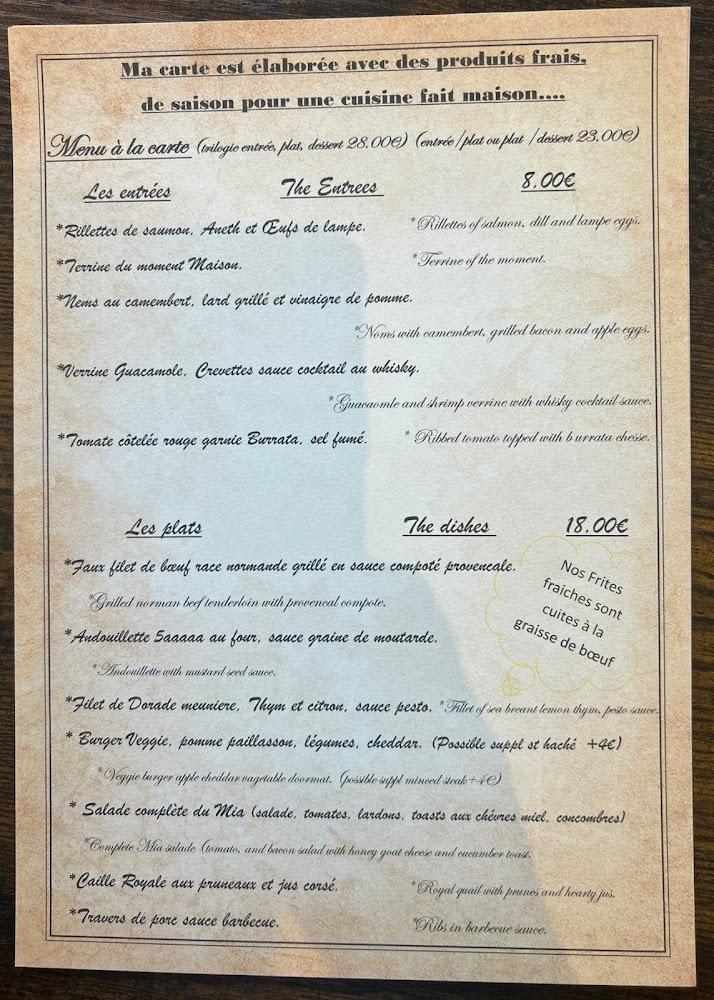 Mia stella - Menu Image 3